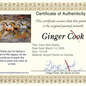Artist Signature and Certificate of Authencity Add-on