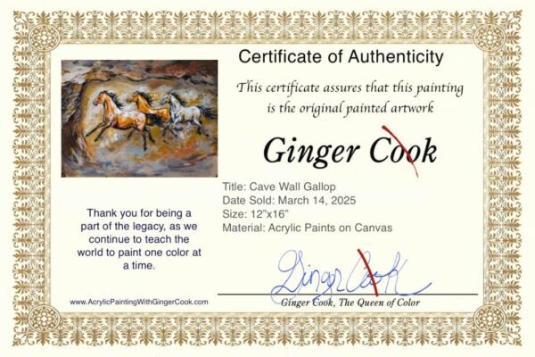 Artist Signature and Certificate of Authencity Add-on